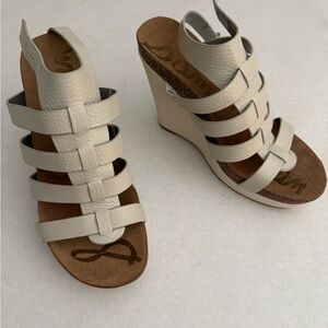 Sam Edelman Nayla Gladiator Wedge Heel Sandals 8 M